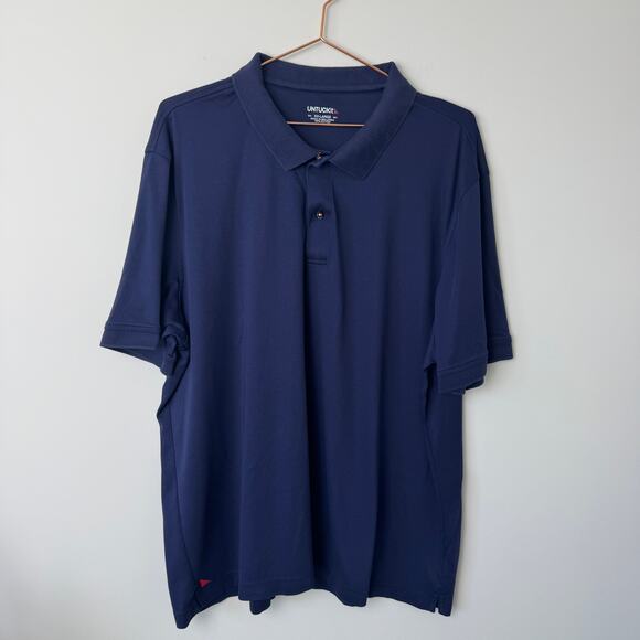 UNTUCKit Damaschino Navy Blue Polo Shirt XXL - Picture 1 of 8